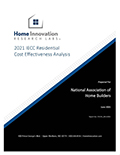2021 IECC Residential Cost Effectiveness Analysis