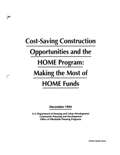 Cost-Saving Construction Opportunities and the HOME Program