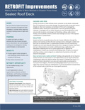 Retrofit Improvements - Sealed Roof Deck
