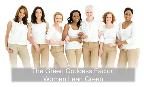 The Green Goddess Factor: Women Lean Green