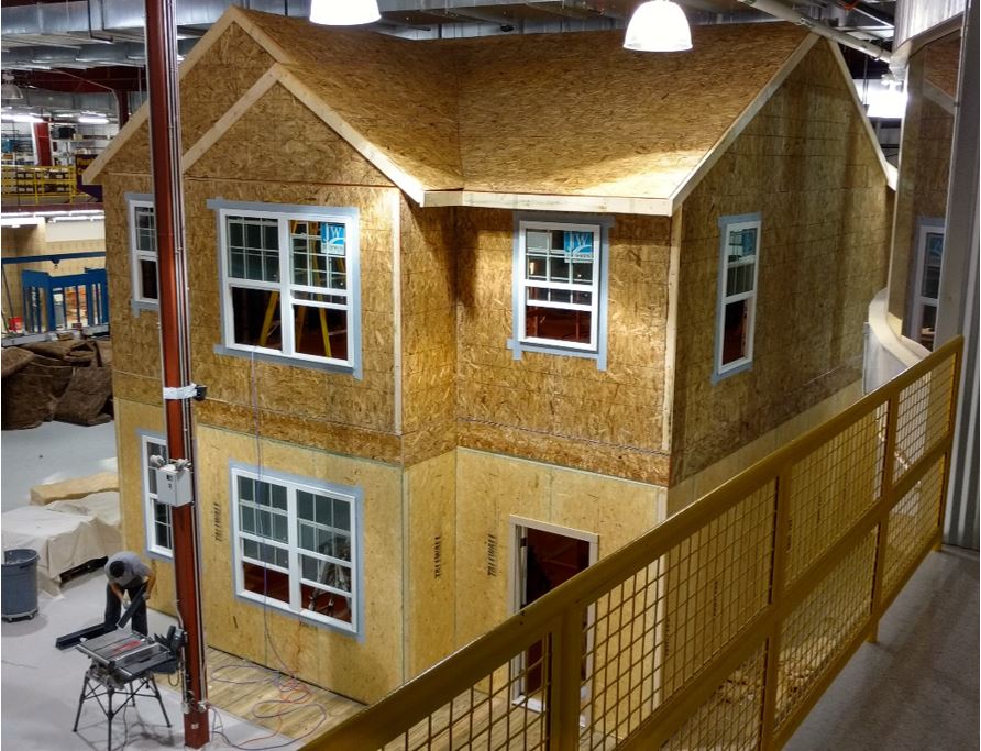 Two-Story House in Home Innovation's Lab Facility