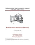 Radon-Resistant New Construction Practices in the Sale of New Homes