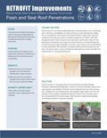 Retrofit Improvements - Flash and Seal Roof Penetrations