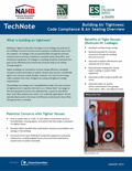 TechNotes - Building Air Tightness: Code Compliance & Air Sealing Overview for Low-Rise Residential Buildings